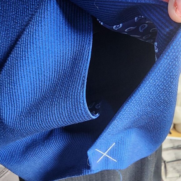 Savile Row Brixton Navy Blue Two Button Peak Lapel Jacket, Men's 40L NWT - Picture 8 of 16